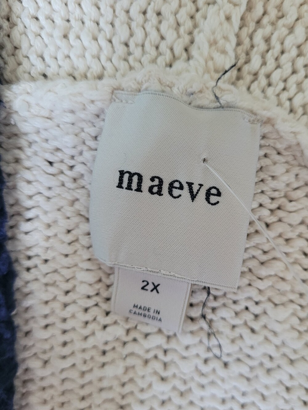Anthropologie Maeve Cardigan. Whale Graphic On The Back - Picture 8 of 9